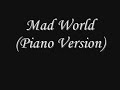 gary jules   mad world  piano version 
