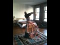 CKT Troy Lucero and his girlfriend Lia Corrado demonstrating AcroYoga
