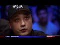 Phil Hellmuth outburst vs a Romanian at WSOP ME 08