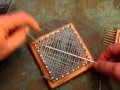 Weaving the whole square.