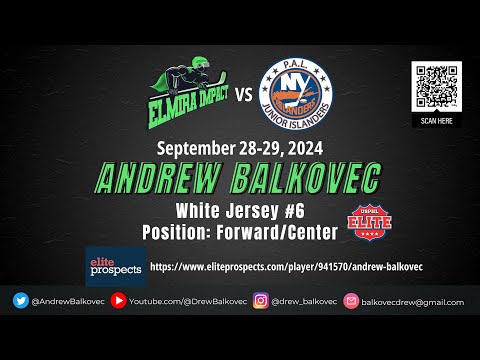 Elmira Impact vs Jr. Islanders, Sept 28-29, 2024