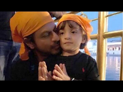 Shahrukh Khan & AbRam Visit Golden Temple Amritsar