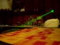 Green Laser Beam indoor