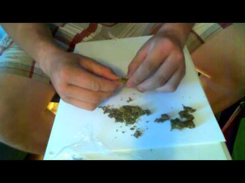how to break down weed