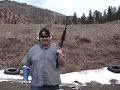 One hand M-16 firing