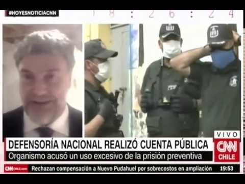 En entrevista con CNN, Defensor Nacional se refiere a su Cuenta P&uacute;blica 2019