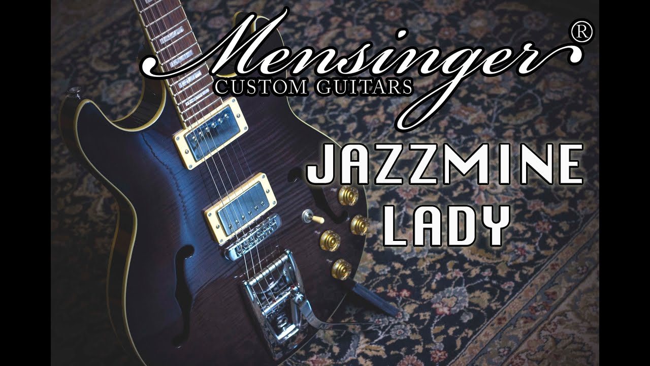 JAZZMINE LADY 'Black burst' Hollowbody Custom - Mensinger Custom Guitars