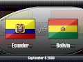 Ecuador v Bolivia 2010 South American World Cup Qualifier