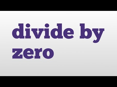 how to define division by zero