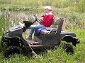 Golf cart 4 wheeling
