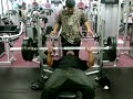 D O repping 225 pounds 30 times on 4-28-08