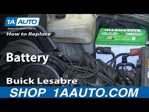 How To Replace Install Dead Battery 1992-99 Buick Lesabre