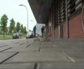 me and jeroen killing this awesome spot =d (a sidewalk it started raining 2 minutes after we arrived at our skatepark =d) we landed some fun tricks:

- ivo kickflip and jeroen kickflip too (while giving a box)
- ivo 360 underflip en jeroen bubble
- ivo nollie shovit to cross foot and jeroen varial rail double flip
- ivo 360 flip and jeroen hang ten tailstop hard finger flip 
- ivo kickflip, jeroen fakie bigspin, and ivo hang ten shovit and jeroen pop shovit
- ivo impossible and jeroen nollie 360 shovit
- and our ender: ivo forward flip and jeroen toe flip