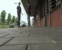 me and jeroen killing this awesome spot =d (a sidewalk it started raining 2 minutes after we arrived at our skatepark =d) we landed some fun tricks:

- ivo kickflip and jeroen kickflip too (while giving a box)
- ivo 360 underflip en jeroen bubble
- ivo nollie shovit to cross foot and jeroen varial rail double flip
- ivo 360 flip and jeroen hang ten tailstop hard finger flip 
- ivo kickflip, jeroen fakie bigspin, and ivo hang ten shovit and jeroen pop shovit
- ivo impossible and jeroen nollie 360 shovit
- and our ender: ivo forward flip and jeroen toe flip