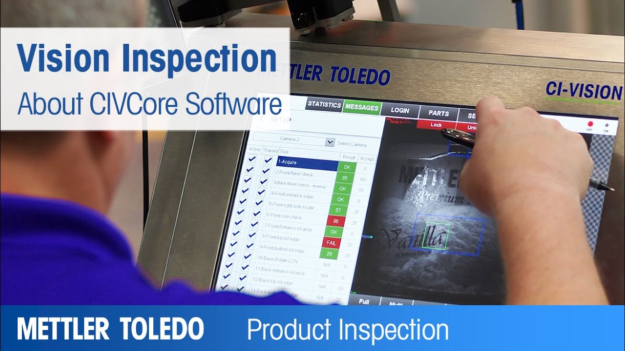 CIVCore Software for Quality Vision Inspection  - Product - METTLER TOLEDO Product Inspection - EN