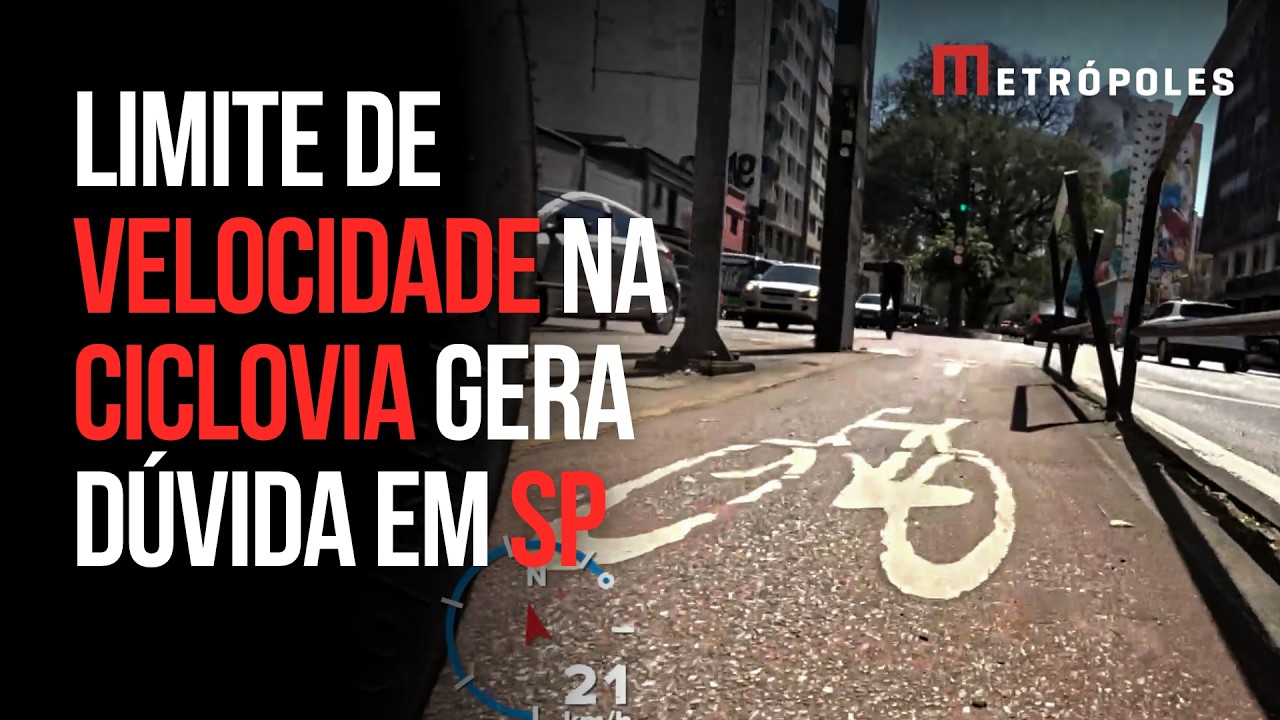 Vai pegar? Limite de velocidade na ciclovia gera dúvida em SP