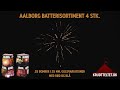Aalborg batterisortiment 4 stk. Fyrværkeri 2009 nyhed