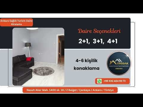 Ankara Sağlık Turizmi Daire Kiralama Balgat