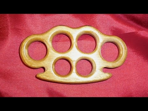 Как сделать из дерева кастет Как сделать из дерева кастет