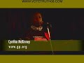 Part 1 Cynthia McKinney at Mercury Cafe in Denver During DNC - COINTELPRO