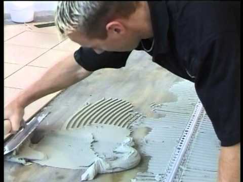 how to fasten tile edge