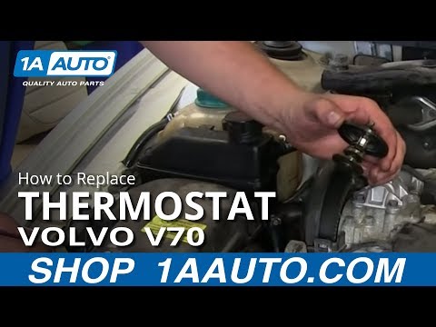 How To Install Replace Engine Coolant Thermostat 2001-07 Volvo V70