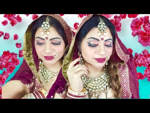 Punjabi Bridal Makeup Tutorial By Dimple ...
