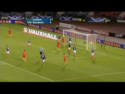 Scotland vs Macedonia 1-1 Full Match Highlights 11/09/2012
