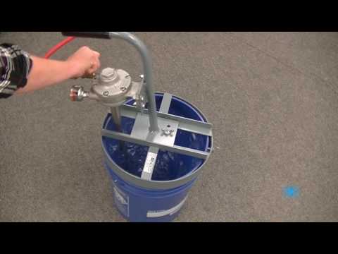 Video Thumnbnail for 5 Gallon MAT-Q 3/4 HP Air Powered Pail Quic Mixers  