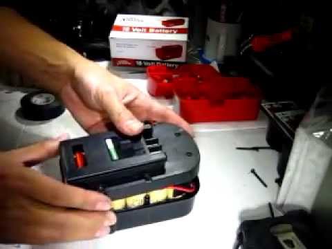 how to repair rebuild b&d 18v battery