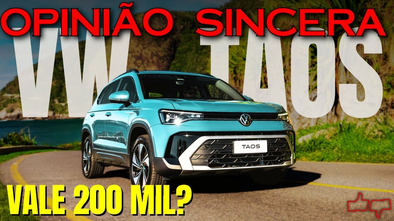 Novo VW TAOS 2026 - Vale R$ 200 mil? Novo design e câmbio, mais equipamentos. Melhor que Compass?