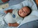 Chistopher on his crib! Chistopher on his crib!
