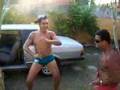 Fabio e Rodrigo na dança do creu