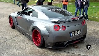 MODIFIED 670HP Prior Design Nissan GT-R Widebody W/ Custom Exhaust! LOUD REVS & Drag Races!