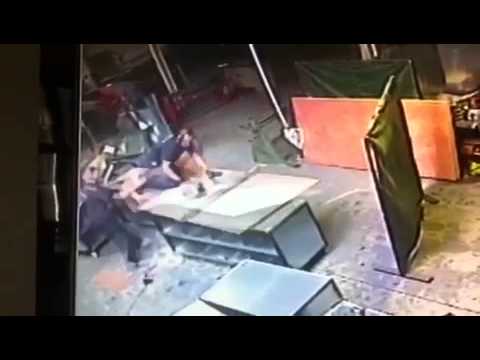 Funny work accident