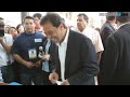 El presidenciable de VIVA-EG, Harold Caballeros, votó en el Instituto Belén