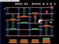 burger time on nintendo. burgertime is a 1982 arcade game created by data east for its deco cassette system. the game's original title, hamburger, was changed to burgertime before its introduction to the us. the player is chef peter pepper, who must walk over hamburger ingredients located across a maze of platforms while avoiding pursuing characters. the game was popular in arcades. in the us, data east usa licensed burgertime for distribution by bally midway. the data east and midway versions are distinguished by the manufacturer's name on the title screen and by the marquee and cabinet artworks. according to twin galaxies, the record high score on burgertime is 11512500 points, set by bryan l. wagner in 2008. when data east went bankrupt in 2003, g-mode bought and currently owns most of data east's intellectual properties, including burgertime, burgertime deluxe, super burgertime, and peter pepper's ice cream factory. when peter pepper walks the length of an ingredient (bun, meat patty, tomato, etc.), it falls one level. if it lands atop another ingredient, the latter in turn falls one level. a burger is completed when all vertically aligned ingredients have been dropped out of the maze and onto a waiting plate. once all burgers are completed, the level is finished. while making burgers, peter pepper must deal with three enemies: mr. hot dog, mr. pickle, and mr. egg. enemies can be dodged, killed, or temporarily stunned. killing occurs when an ingredient is dropped atop  ... 