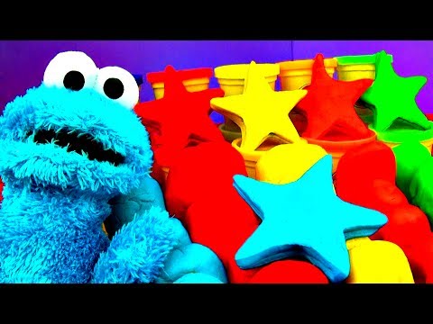 30 Play Doh Surprise Eggs COOKIE MONSTER Batman Cars Disney Frozen Princess Minnie Mouse FluffyJet