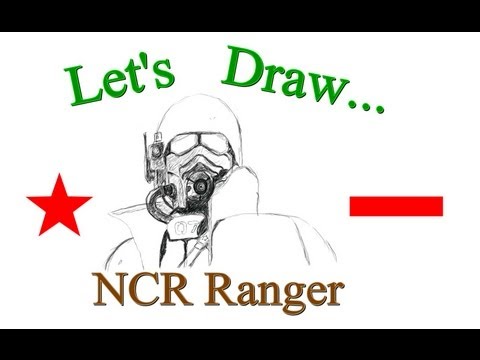 how to draw ncr ranger