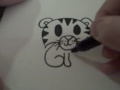 How to Draw a Cartoon Tiger