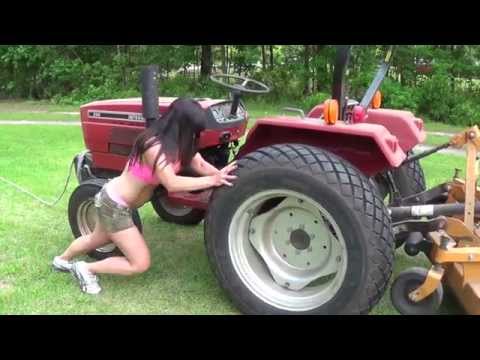 Almost 50 year old Farm Girl's 2014 Sexy Tractor Pull II. International Tractor.