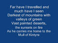 The mull of kintyre & Lyrics-Paul Mccartney