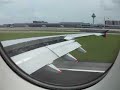 A380 landing in Singapore