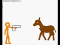guy shoots horse