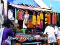 Flower shops on street side - a view form Chalai market
