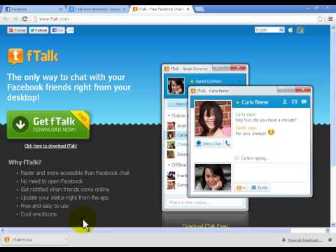how to download facebook chat
