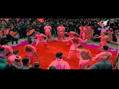 الحجامي - موكب زنجيل السكاكين في الكوفة المقدسه.