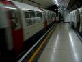 Charing Cross Tube Station London  bakerloo train