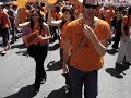 Unos segundos de la manifestación de los precarios en Madrid el 20 de mayo del 2006. El lema es 