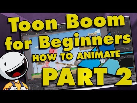 Toon Boom Harmony Tutorial for Beginners: How to Make a Cartoon (PART 2)